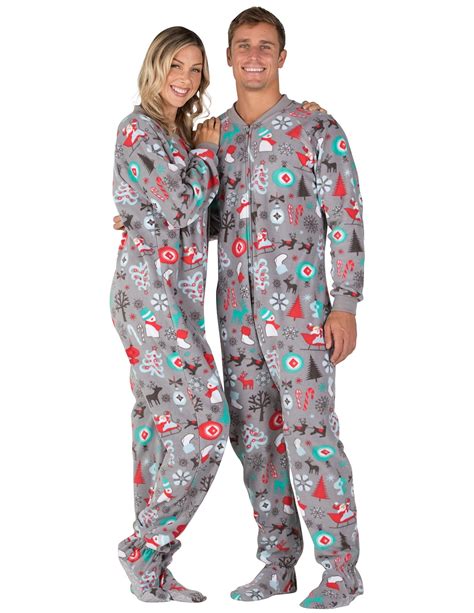 one piece footed pajamas|onesie footed pajamas for adults.